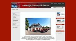 Desktop Screenshot of feuerwehr-rabenau.de